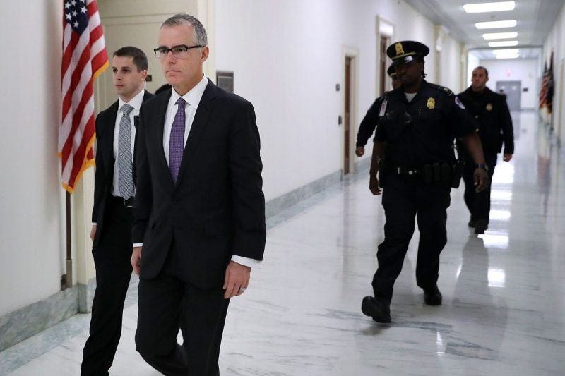 andrew mccabe talks suing donald trump