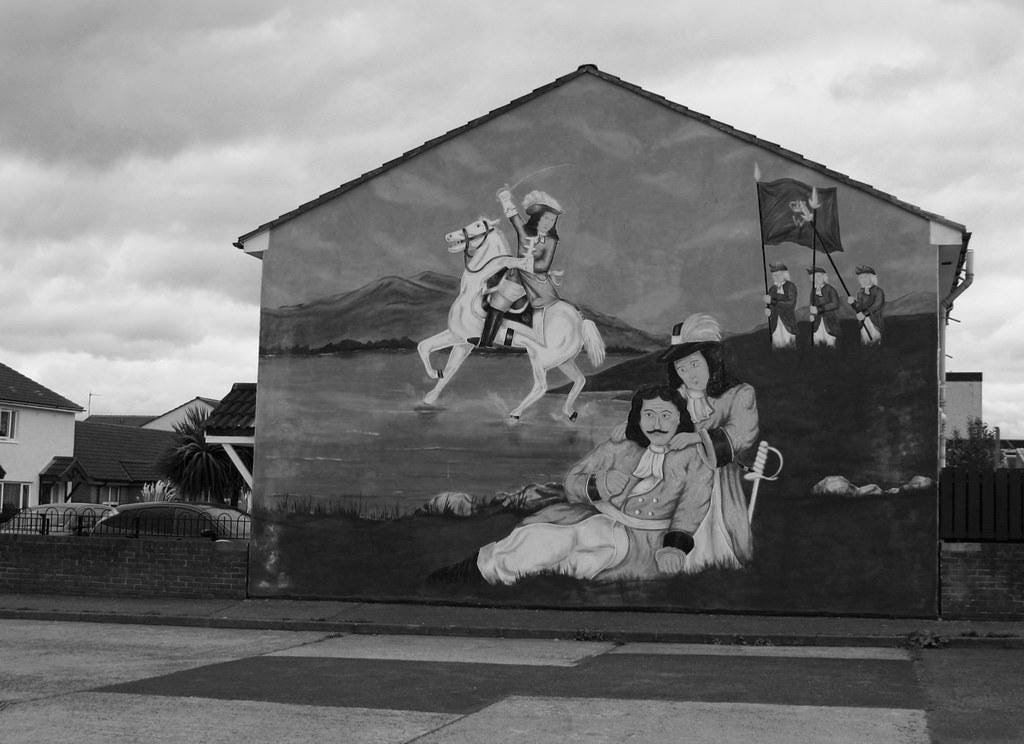 Battle Of The Boyne Mural | One of the many murals in Belfas… | Flickr