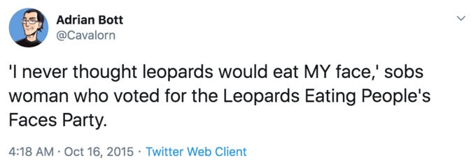 Leopards Eating People's Faces Party | Know Your Meme