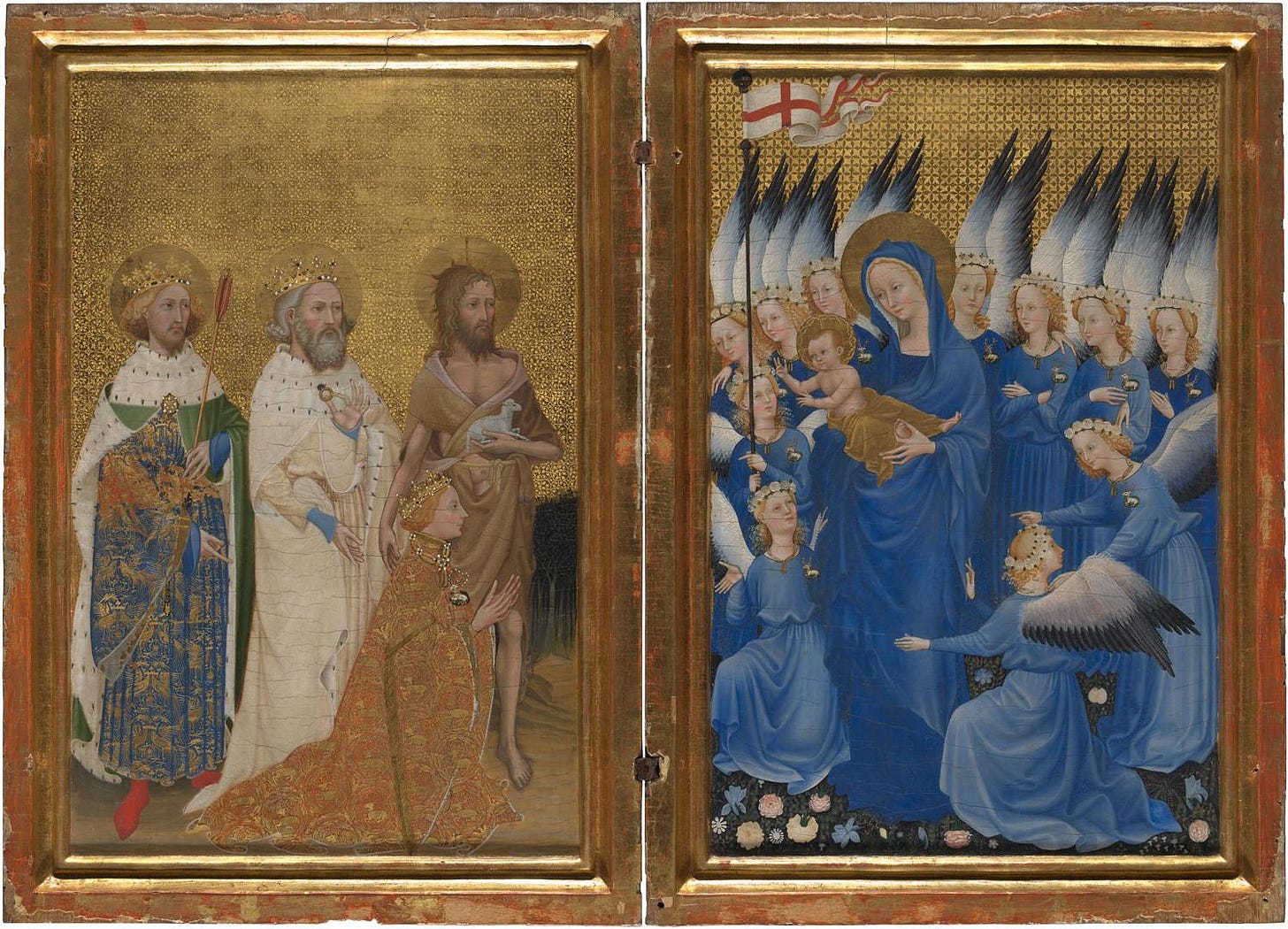 English or French (?) | The Wilton Diptych | NG4451 | National Gallery,  London