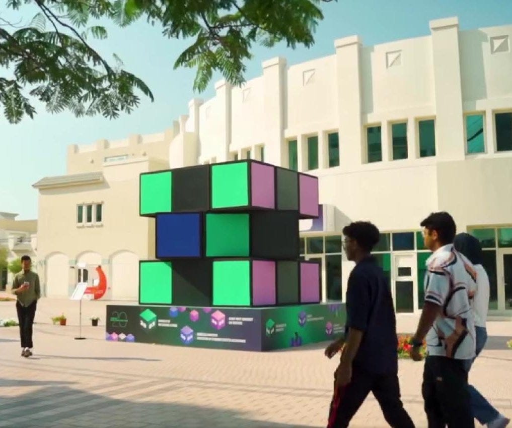 Watch: World's largest Rubik's cube built in Dubai - UPI.com