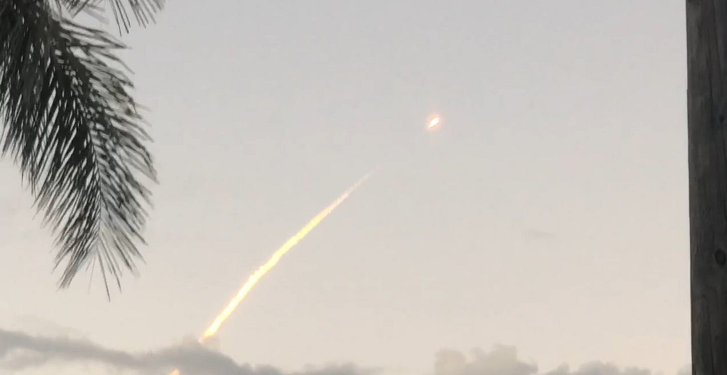 Shuttle launch 10-8-22