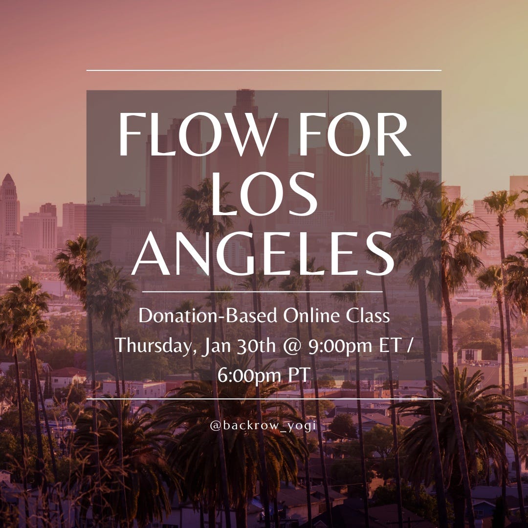 Flow for Los Angeles: A Yoga Fundraiser