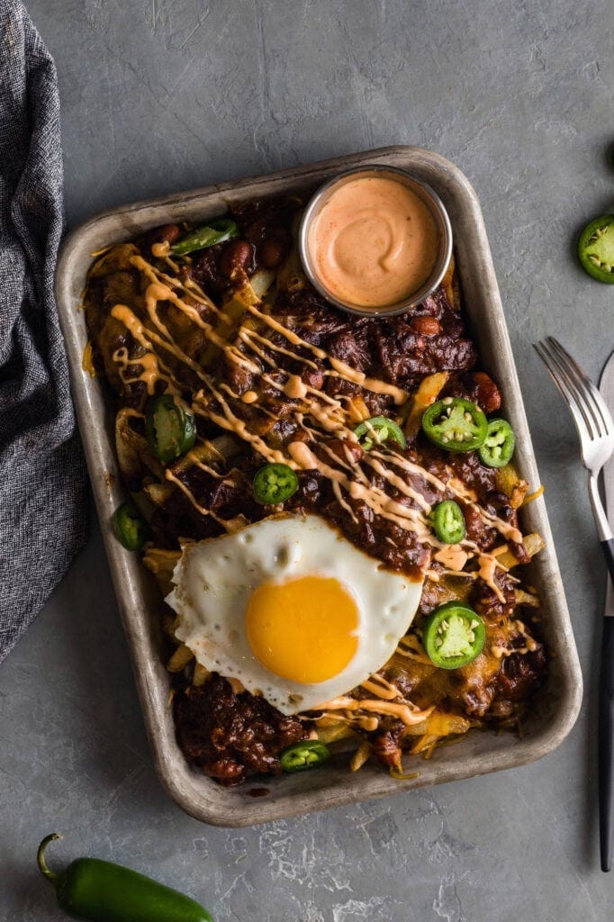 oxtail chili cheese fries