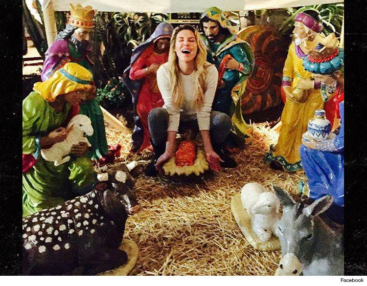 brandi glanville jesus picture controversy