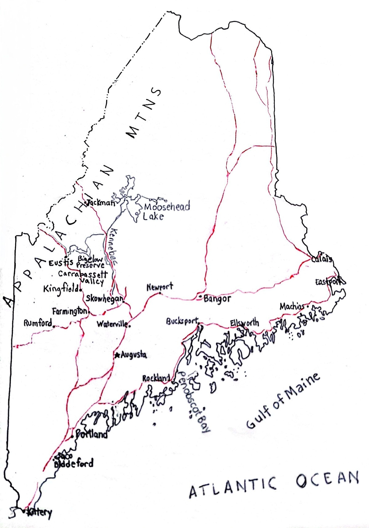 maine map