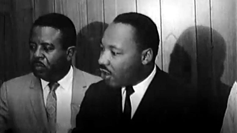 Dr. King at SCL Conference in Four Ambassadors in 1968