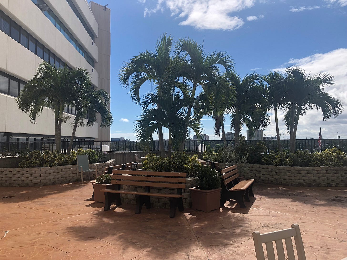view from hospital waiting room