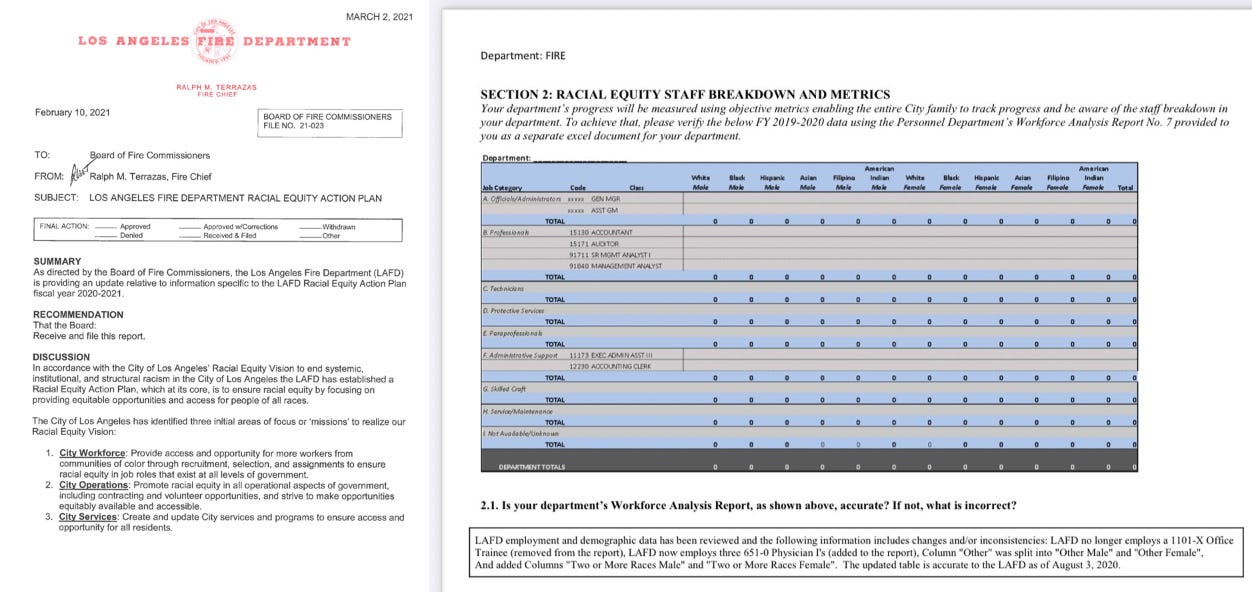 DEI at the LA Fire Department