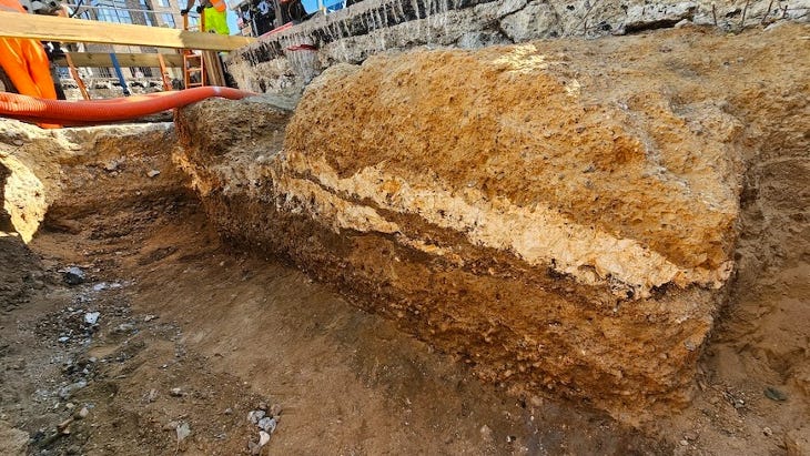 Part of the old roman road under old kent road