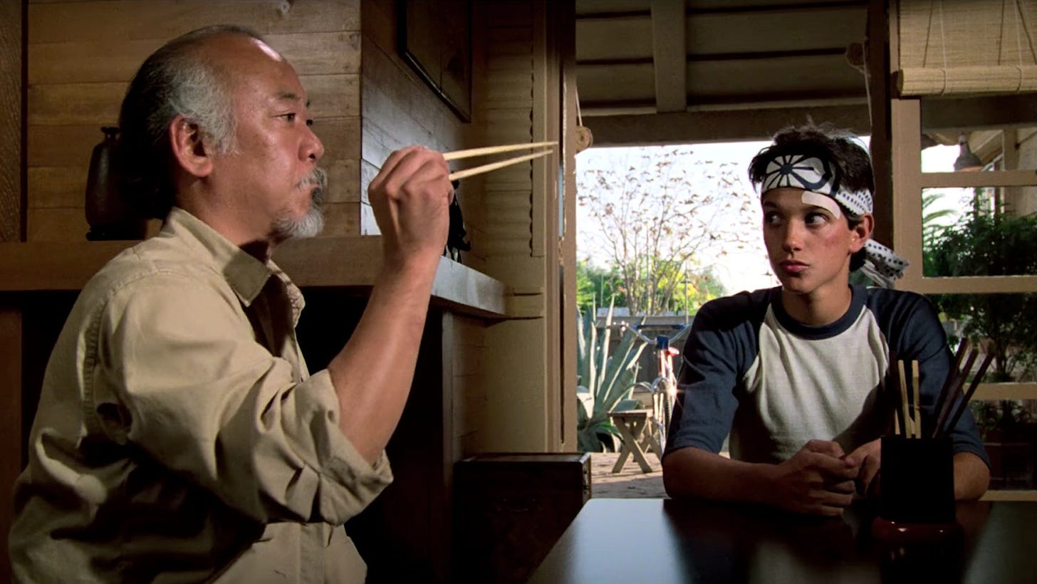 Ralph Macchio Reveals The Movie Magic Behind Catching A Fly With Chopsticks  In The Karate Kid