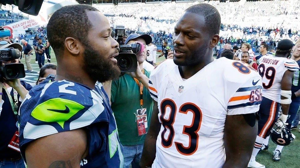 Martellus and Michael Bennett miss out on Super Bowl XLIX rematch 2016 images