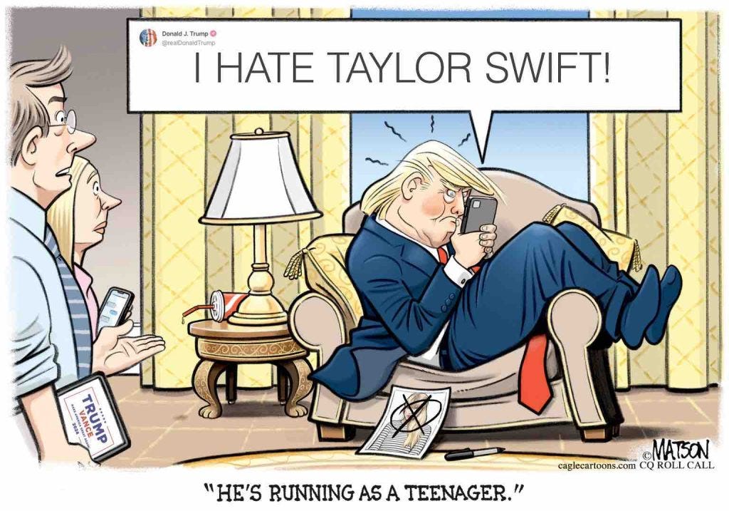 Trump hates Taylor Swift