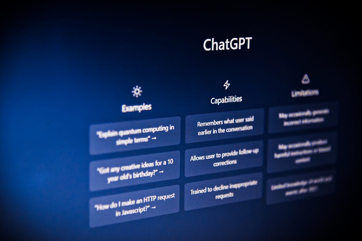 ChatGPT web UI