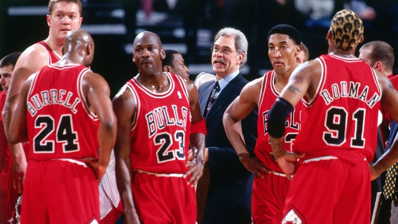 From the archives: Phil Jackson on Jordan, Rodman's new love and a  superstar he was secretly scouting - ABC7 Chicago