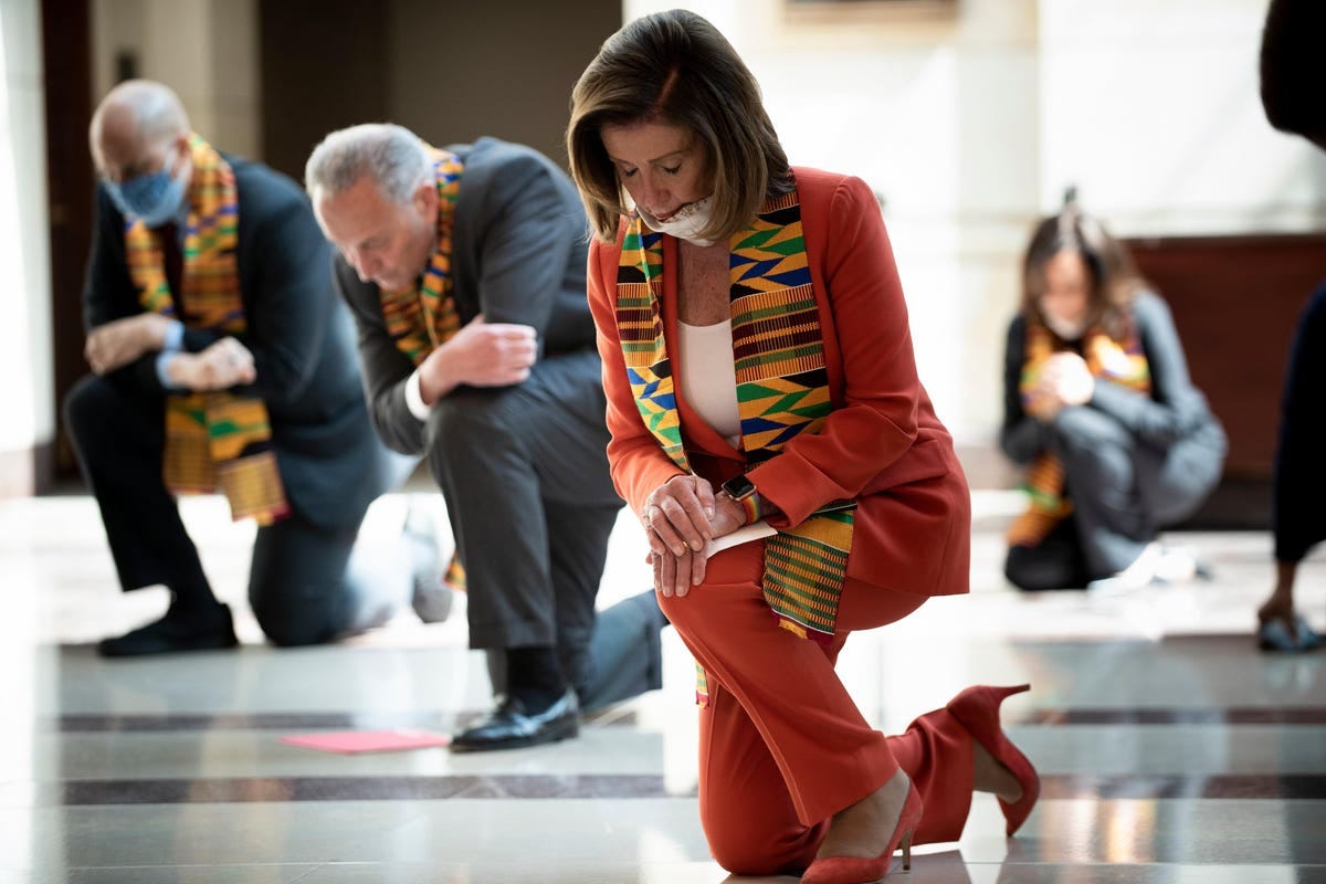 Democrats Take A Knee For Floyd, Unveil Police Overhaul Legislation