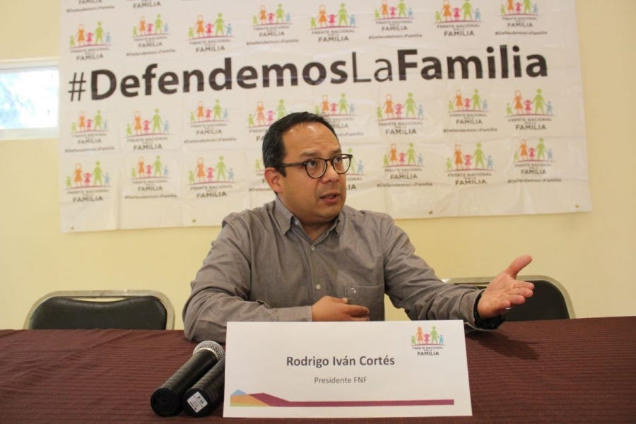 Rodrigo Iván Cortés, presidente del Frente Nacional por la Familia - Punto por punto