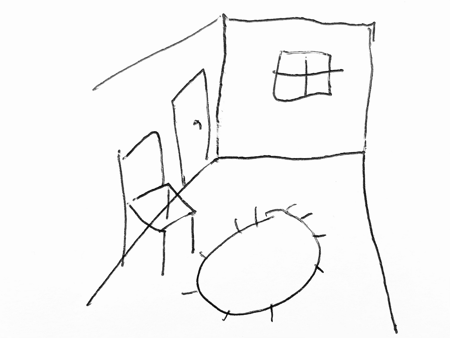 Simple sketch of a room