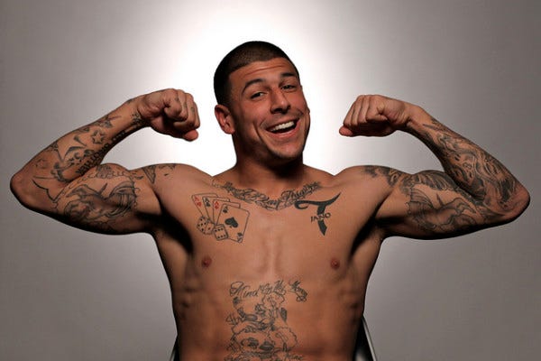 aaron hernandez will do well in prison 2015 tats