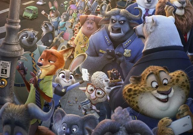 zootopia continues ruling the weekend box office 2016 images