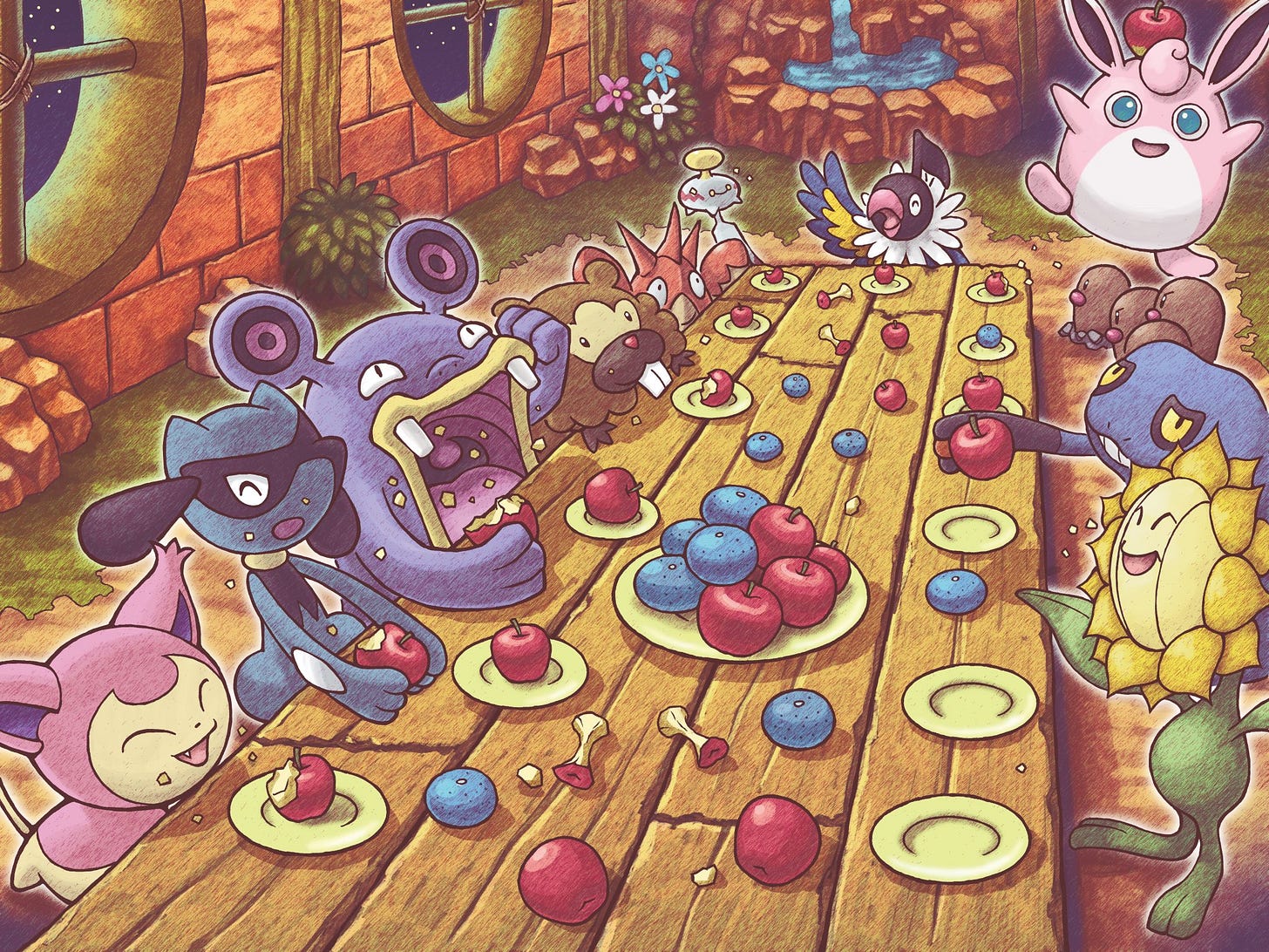 Official artwork from Pokémon Mystery Dungeon: Explorers of Sky