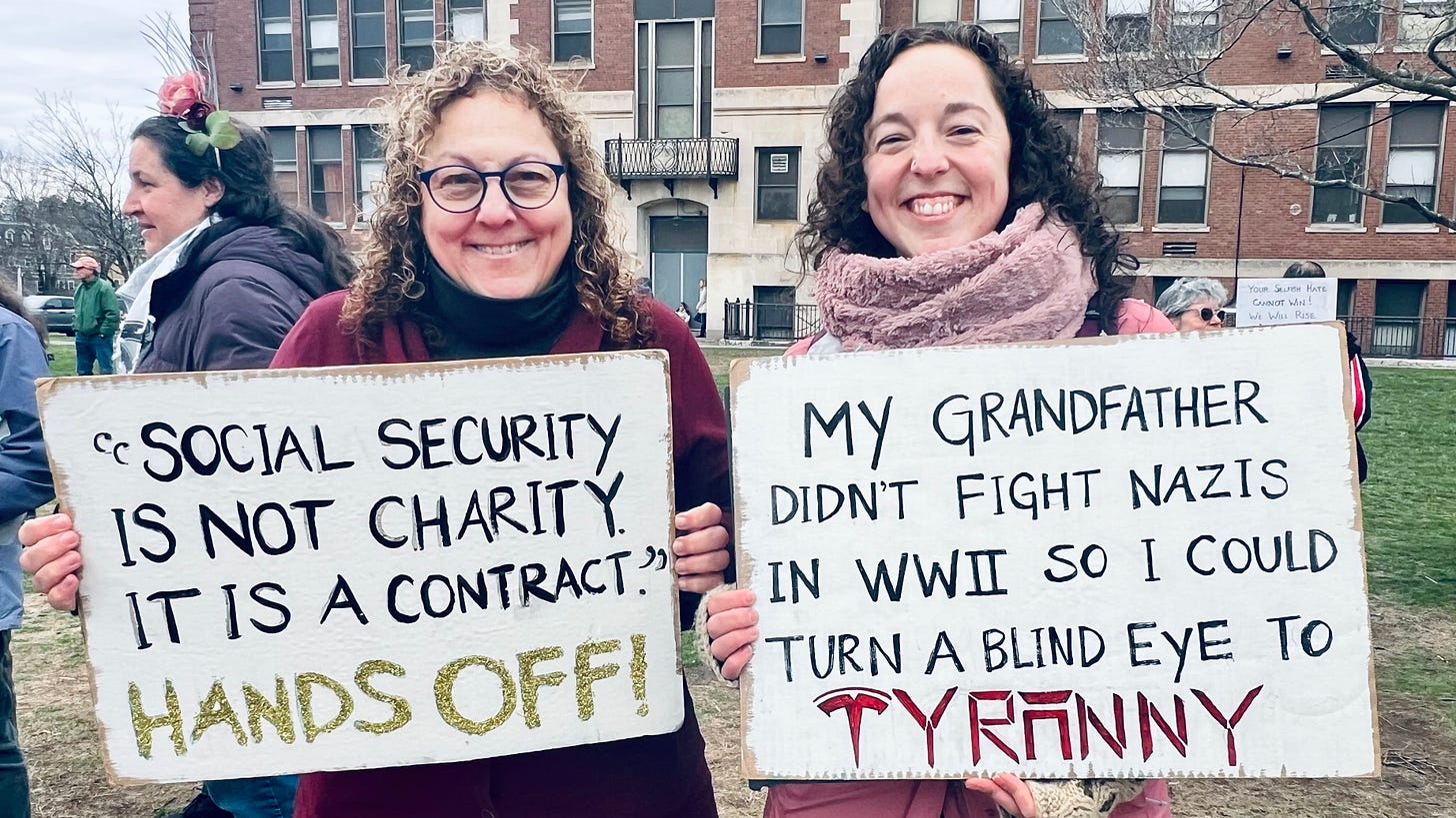 Steve Ahlquist: Thousands take to the streets of Providence to protest the Trump/Musk Administration 25 https%3A%2F%2Fsubstack post media.s3.amazonaws.com%2Fpublic%2Fimages%2F5847a068 cc47 470e a590