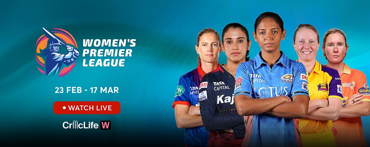 Cricket: Women’s Premier League – Live