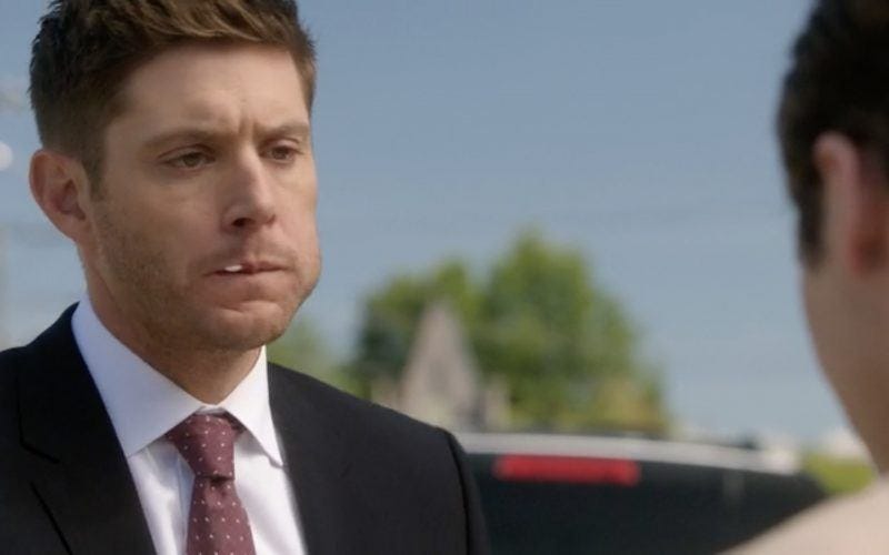 dean winchester with a mouthful of jack supernatural hot sauce