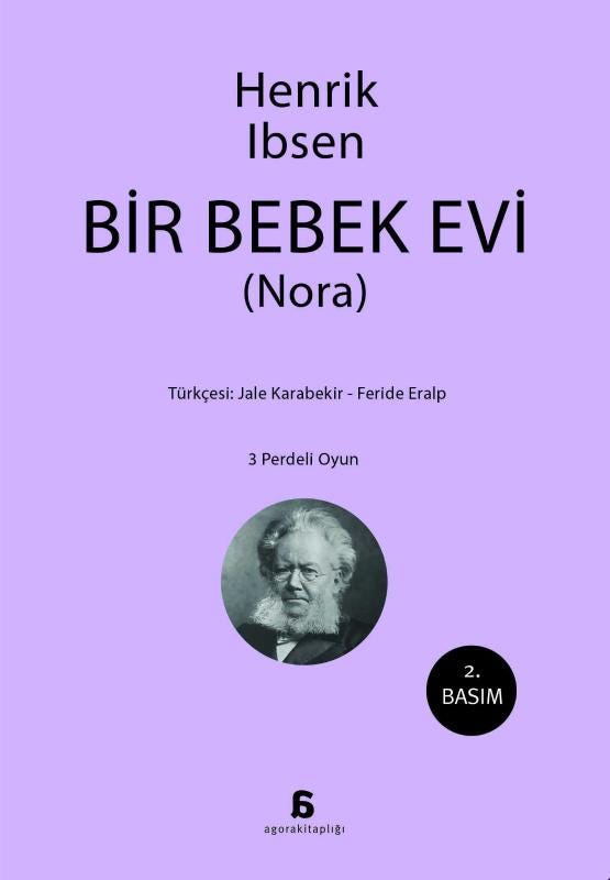BİR BEBEK EVİ (NORA), Henrik Ibsen - Kitap - kitantik | #615210100035