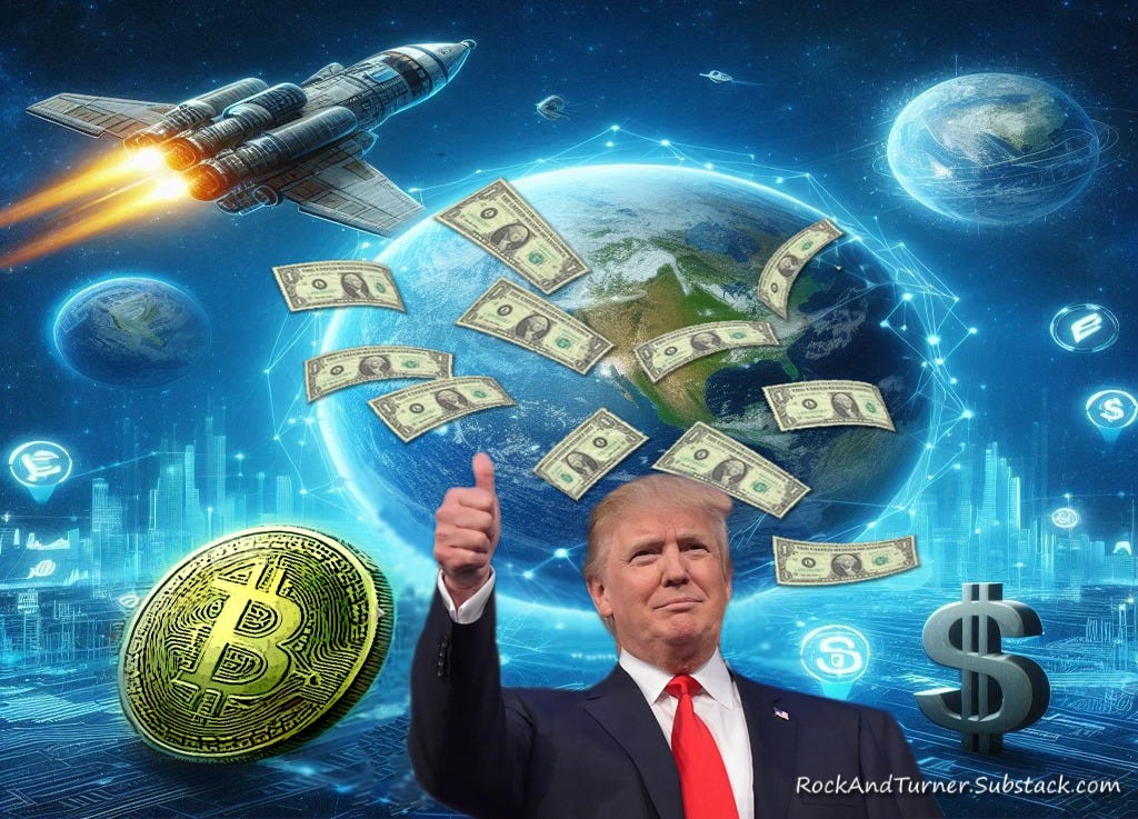 Payments, Bitcoin, Space Travel and Donald Trump