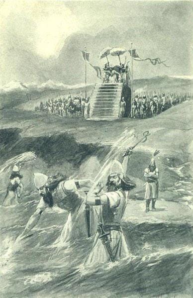 A reminder that Caligula declared war on Poseidon and told his army to  fight the sea : r/IdiotsFightingThings