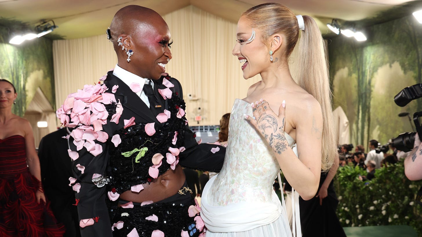 Ariana Grande and Cynthia Erivo Met Gala 2024