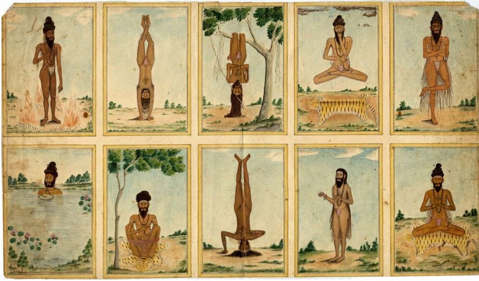 History of yoga, ancient yogis