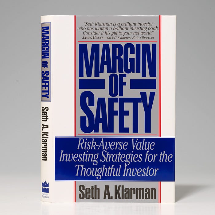 Margin of Safety First Edition - Seth A. Klarman - Bauman Rare Books