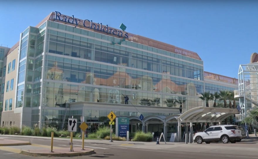 Rady Children's Hospital is seen on Oct. 31, 2023. San Diego, Calif.
