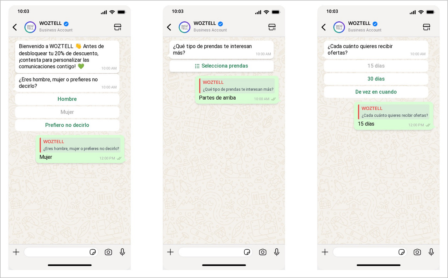 ejemplo de automatizacion de bienvenida