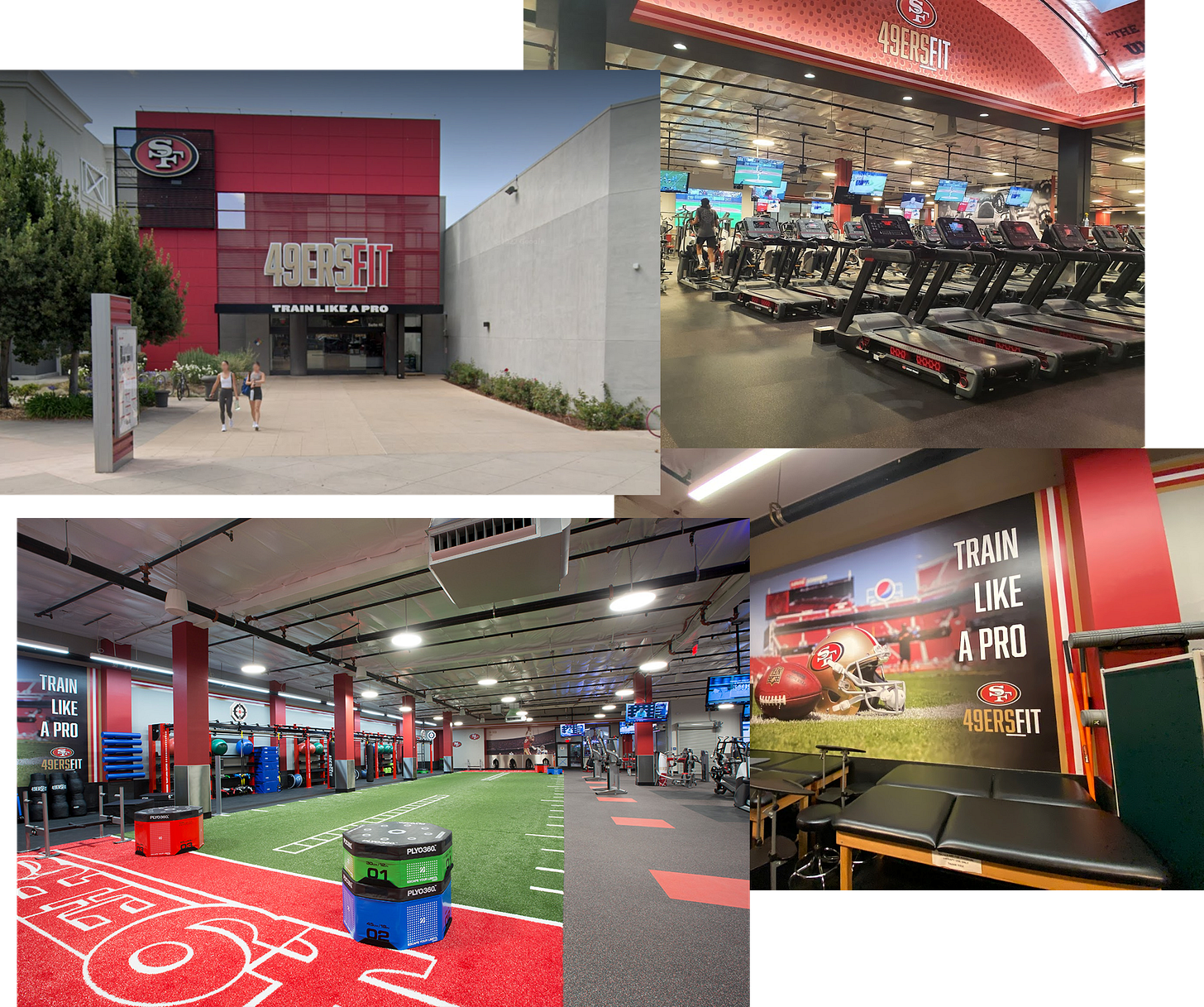 The San Francisco 49ers Team-Branded Gym That Was Formerly A Craft and  Fabrics Store