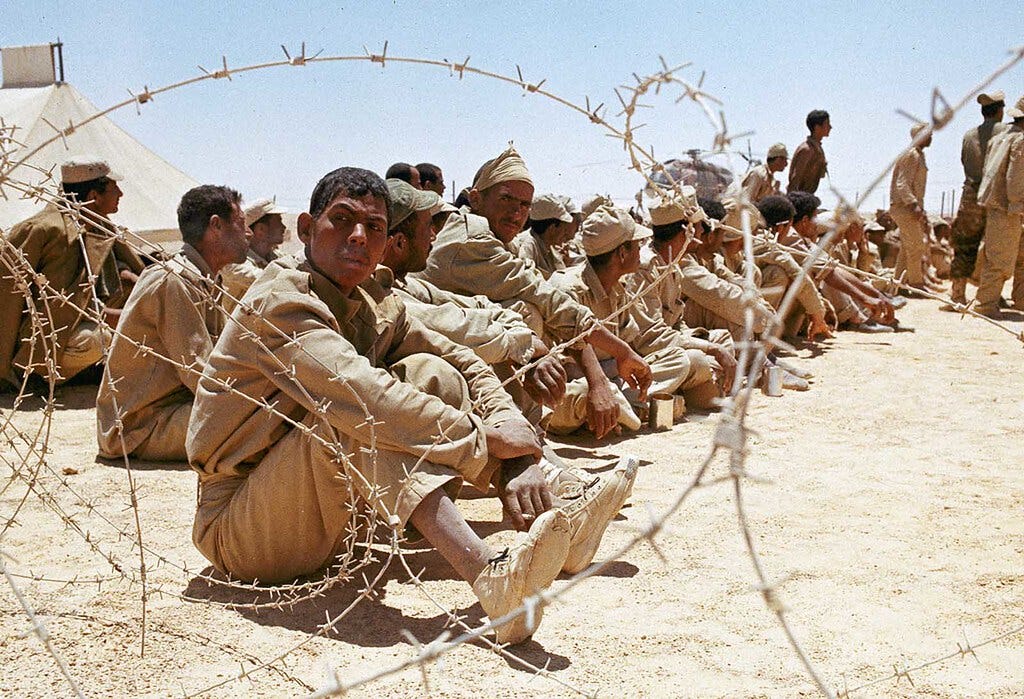 Six Day War 1967 | Egyptian prisoners of war are shown durin… | Flickr