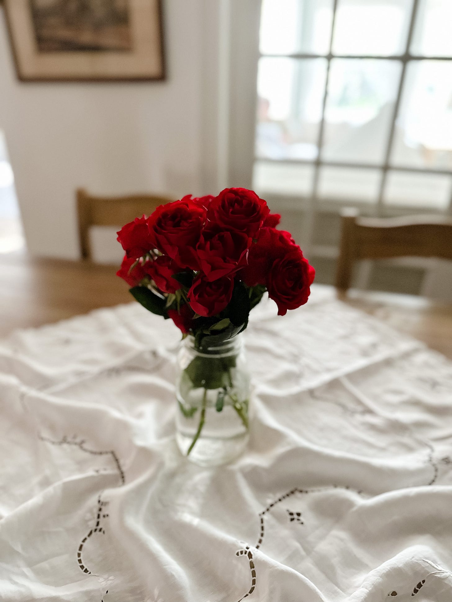 red roses