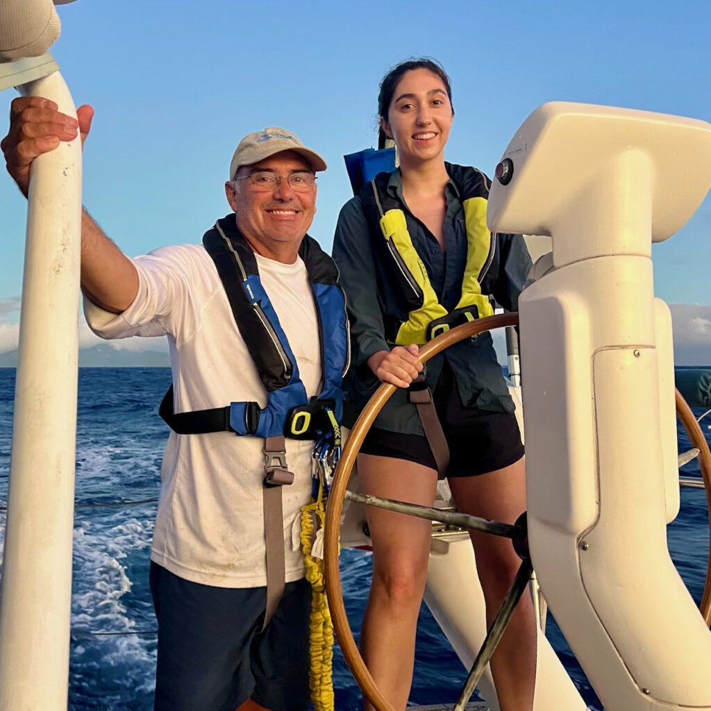 Amanda at the Helm