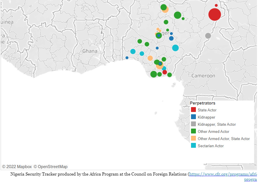 CFR's Nigeria Security Tracker Weekly Update: May 14-20, 2022