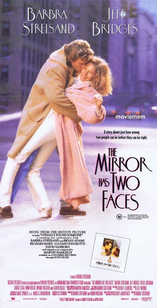 THE MIRROR HAS TWO FACES Original Daybill Movie Poster Barbra Streisand  Jeff Bridges - Moviemem Original Movie Posters
