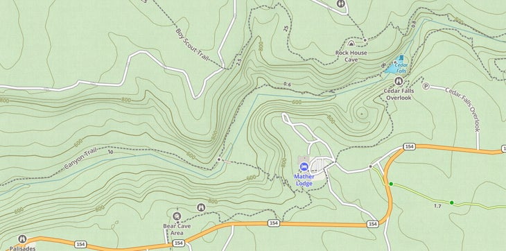Bear Cave Trail on Gaia GPS