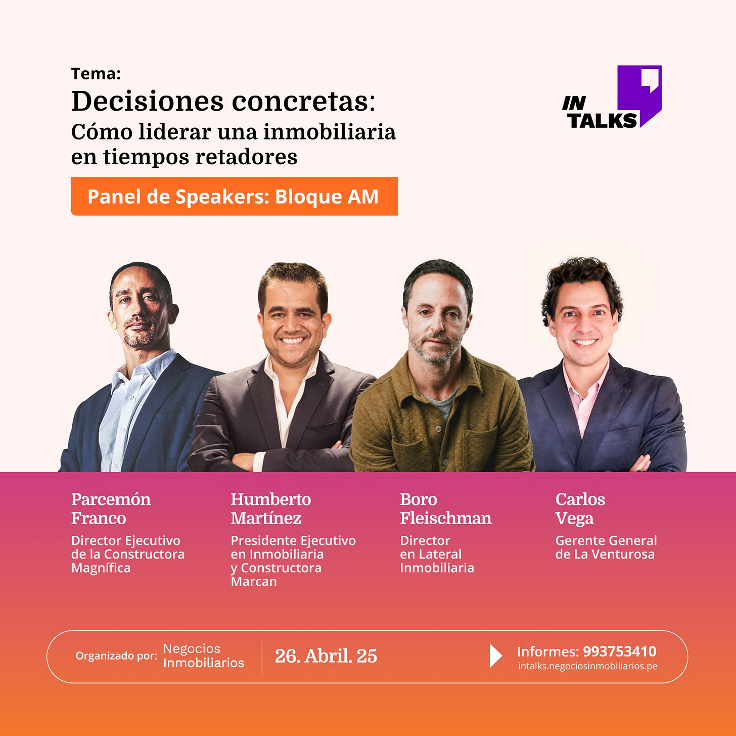 Decisiones concretas: como liderar una inmobiliaria en tiempos retadores en InTalks
