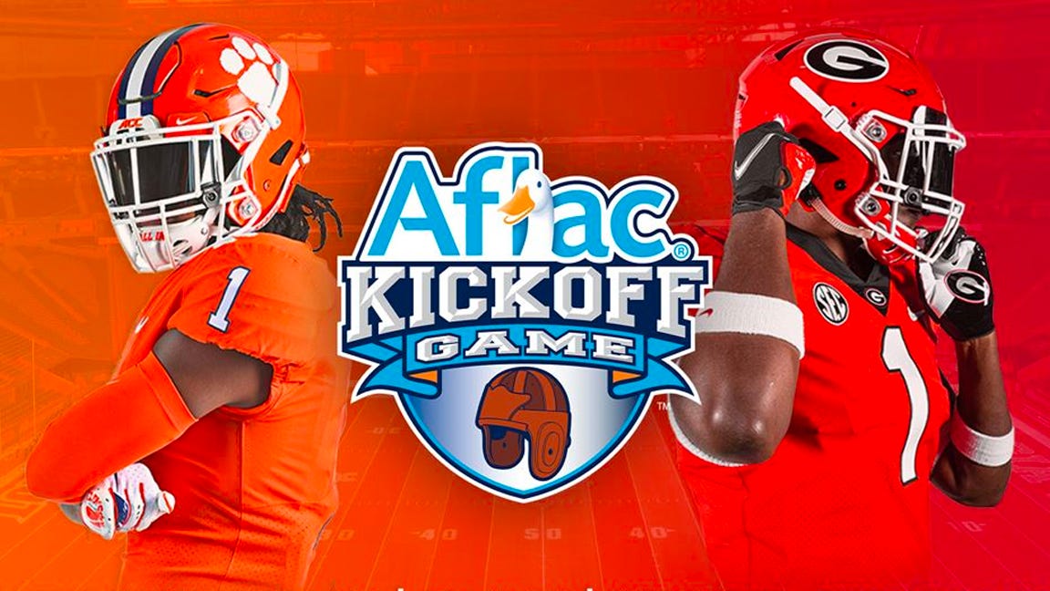 Aflac Kickoff Game - Clemson vs Georgia , August 31, 2024 | Event at  Mercedes-Benz Stadium