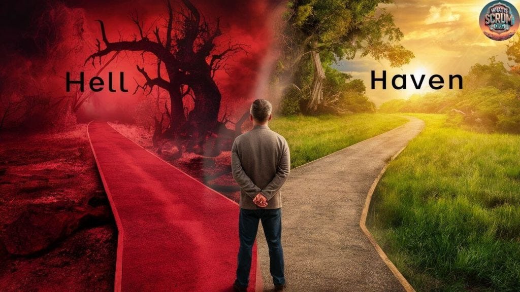 Choice at the Crossroads, Heaven or Hell