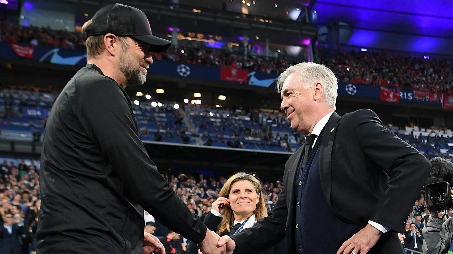 Real Madrid boss Carlo Ancelotti reveals 'loveable' Liverpool manager  Jurgen Klopp gifted him a vape during Everton spell | Goal.com