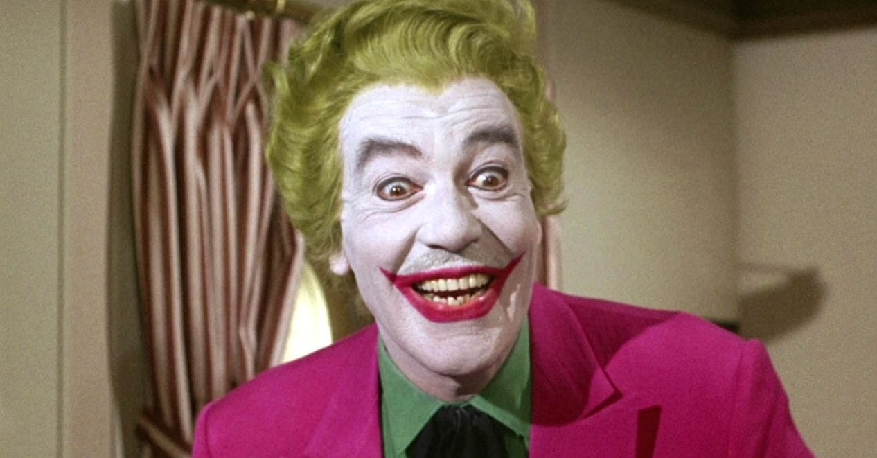 picture of The Joker from the original 1960s Batman TV show