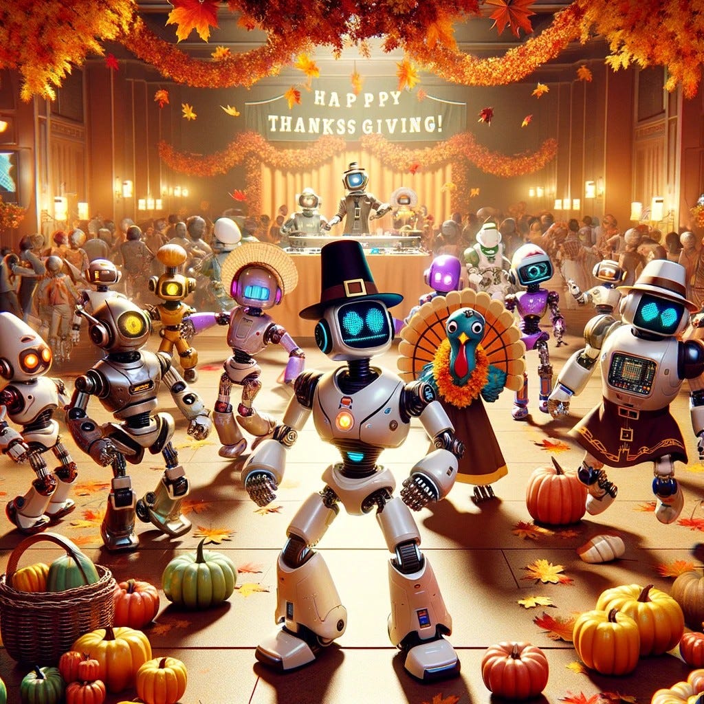 Robots dance party