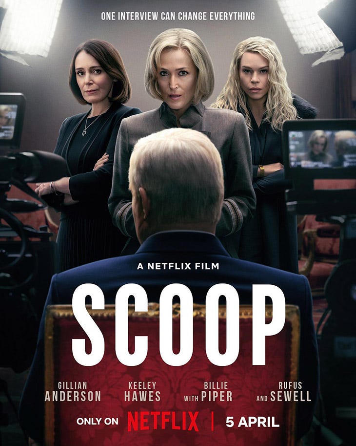 First Look at Netflix's Scoop Starring Gillian Anderson & Billie Piper